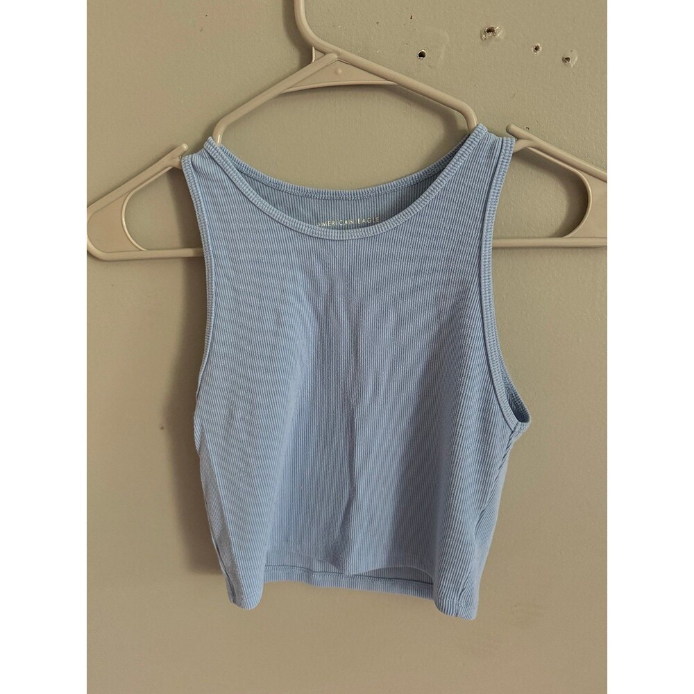 American Eagle Baby Blue Tee XS